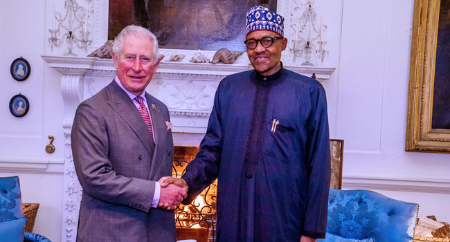 PHOTOS: Buhari Visits Prince Of Wales