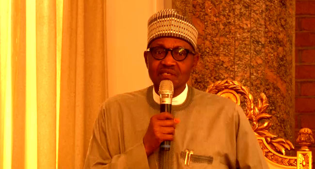 A file photo of President Muhammadu Buhari