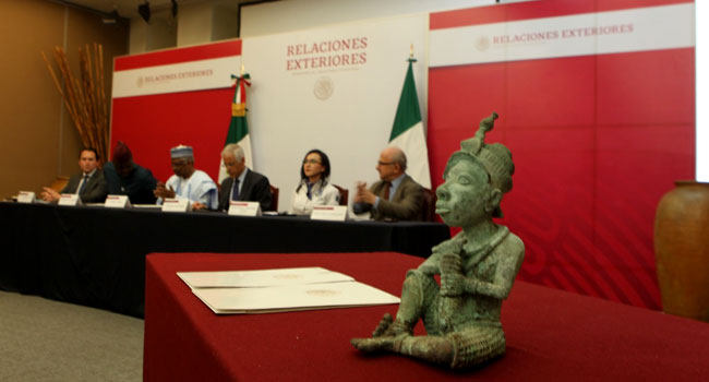 Mexico Returns Ancient Sculpture To Nigeria