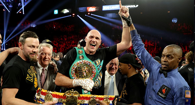 Fury Batters Wilder To Win WBC Heavyweight Title