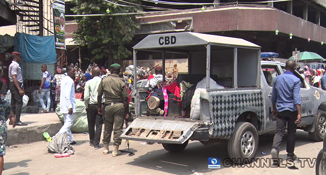 Men of the Central Business District (CBD), a government agency, have been accused of exploiting traders at Balogun market, Lagos.