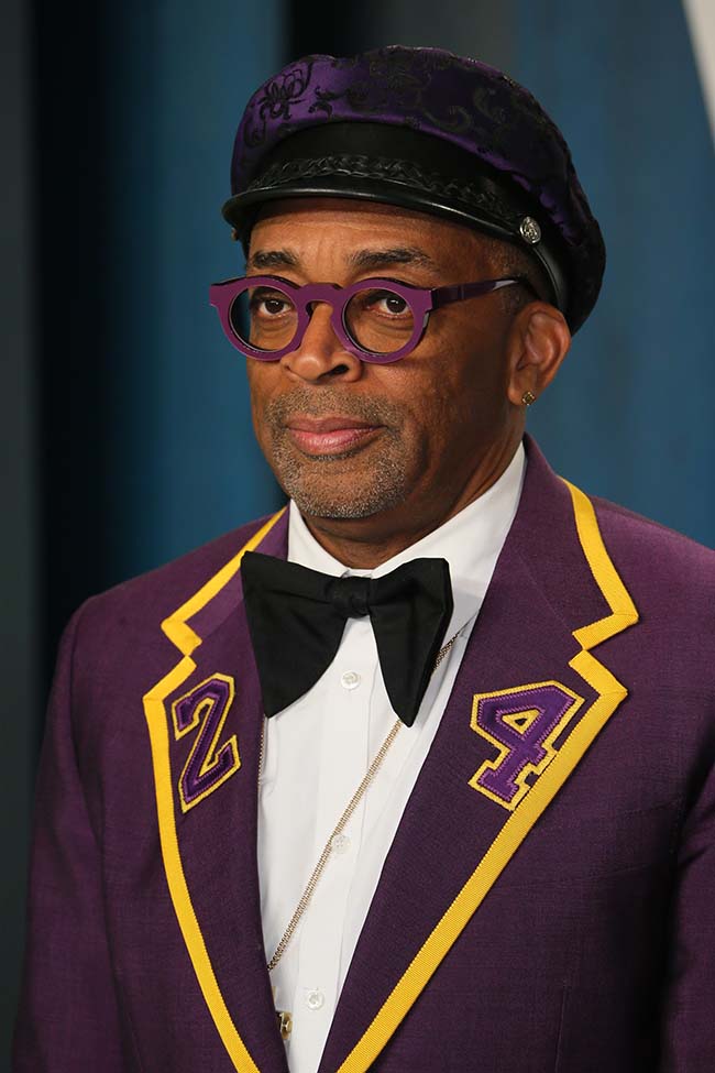 US director Spike Lee attends the 2020 Vanity Fair Oscar Party following the 92nd Oscars at The Wallis Annenberg Center for the Performing Arts in Beverly Hills on February 9, 2020. (Photo by Jean-Baptiste Lacroix / AFP)