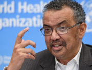 World Health Organization (WHO) Director-General Tedros Adhanom Ghebreyesus speaks during a press conference following a WHO Emergency committee to discuss whether the Coronavirus, the SARS-like virus, outbreak that began in China constitutes an international health emergency, on January 30, 2020 in Geneva. FABRICE COFFRINI / AFP