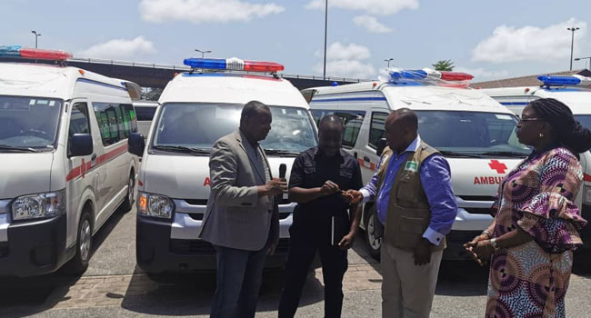 NCDC Receives Four Ambulances From Dangote To Tackle COVID-19