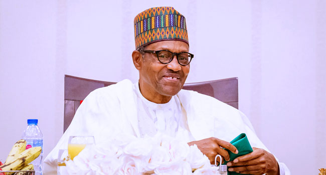 President-Buhari-smiles – Channels Television
