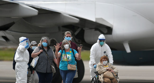 Coronavirus-Hit Cruise Ship Passengers Delayed In California Port