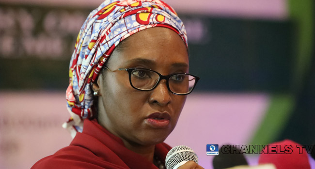 A file photograph of Finance Minister, Zainab Ahmed.