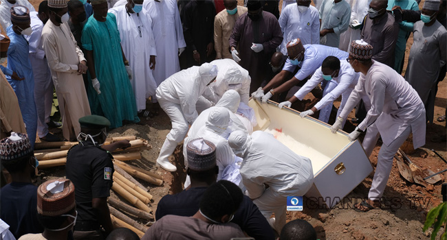 [UPDATED] PHOTOS: Abba Kyari Buried In Abuja