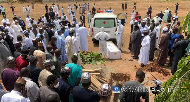 Abba Kyari was buried in Abuja on April 18, 2020.