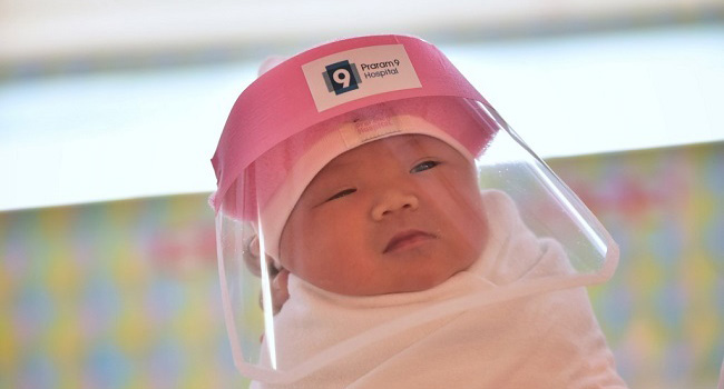 Thai Hospitals Protect Babies Born In A Pandemic With Face Shields