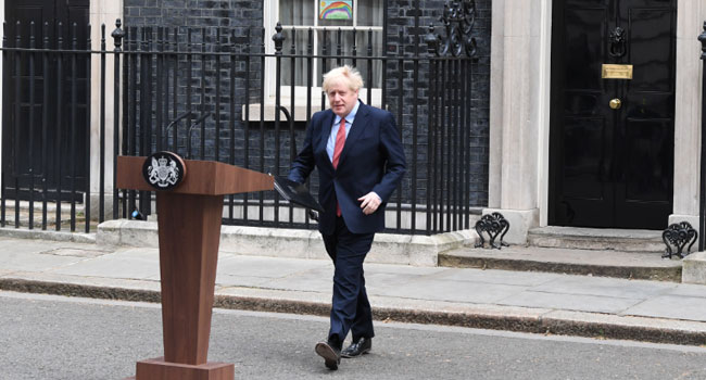 Boris Johnson Makes First Appearance After Recovering From COVID-19