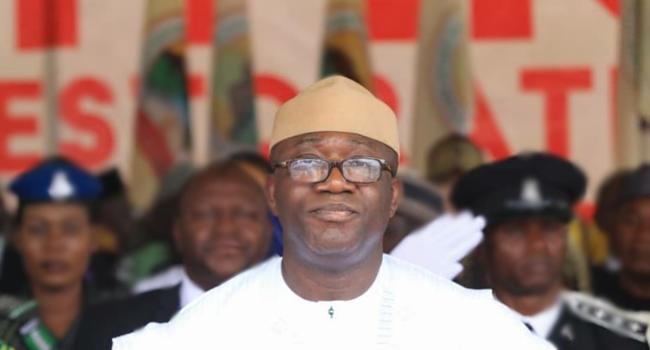 A file photo of Ekiti state Governor, Kayode Fayemi