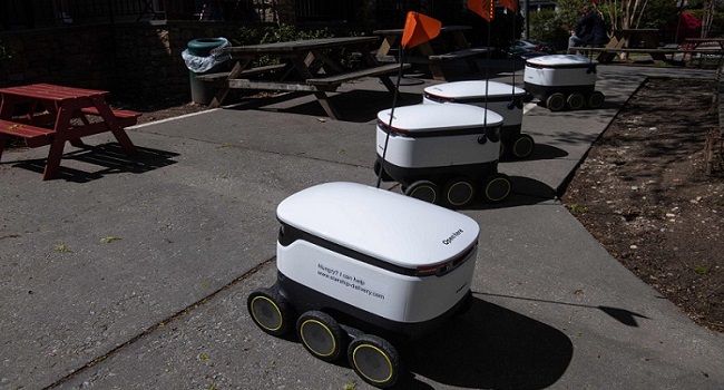 COVID-19: Robots Ride To Rescue As Delivery Risks Rise