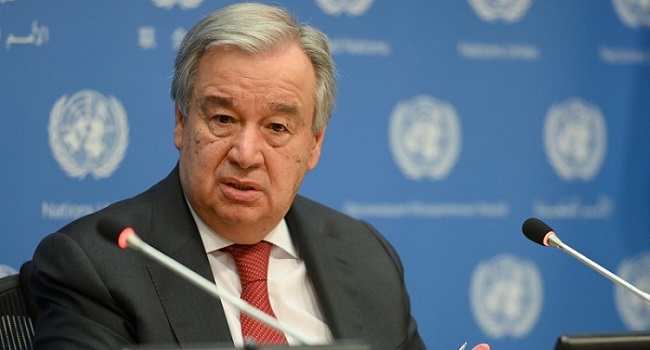 UN Chief Antonio Guterres Praises Africa’s Efforts To Stem COVID-19