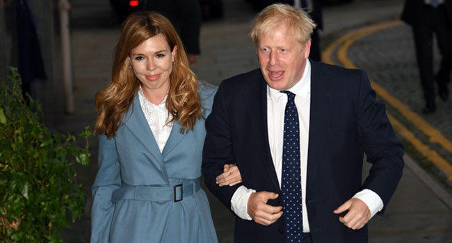 UK PM Boris Johnson And Carrie Symonds Name Son Wilfred Lawrie Nicholas