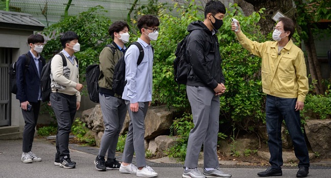 Schools Reopen In South Korea As COVID-19 Fears Ease