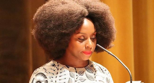 A file photo of Chimamanda Adichie