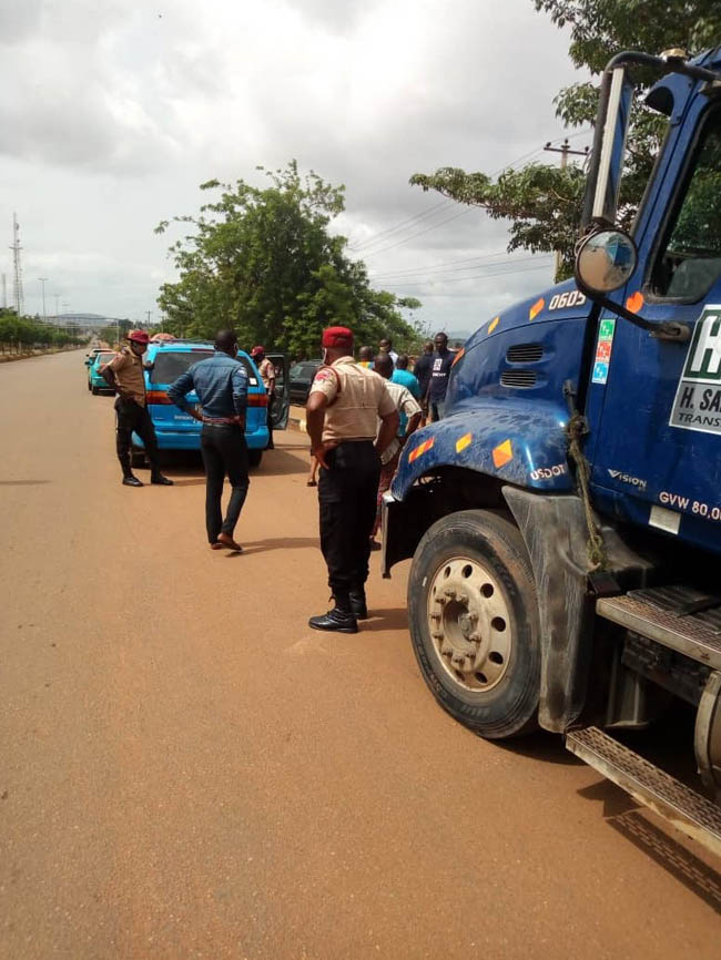 The Ondo FRSC said a truck ferrying 13 young men of 'northern extraction' was intercepted in the capital city, Akure, on May 9, 2020.