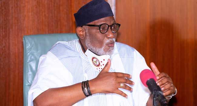 Akeredolu Kicks Against States Funding Community Police: I Don’t Think It Will Work