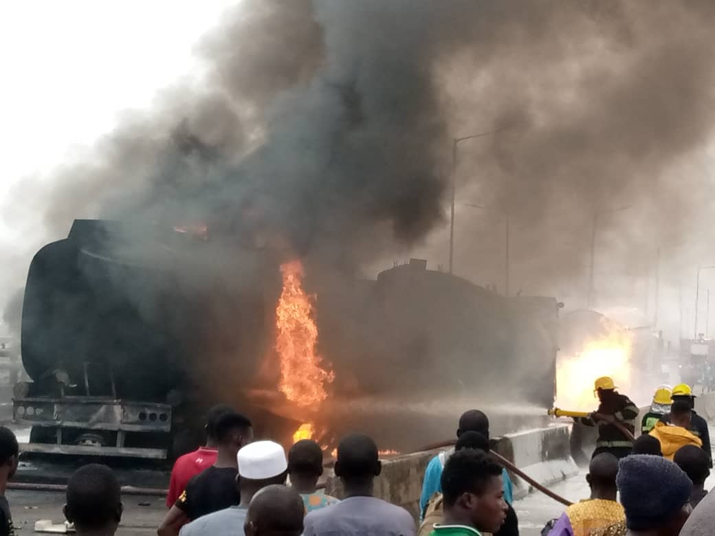 Tanker Explosion On Kara Bridge