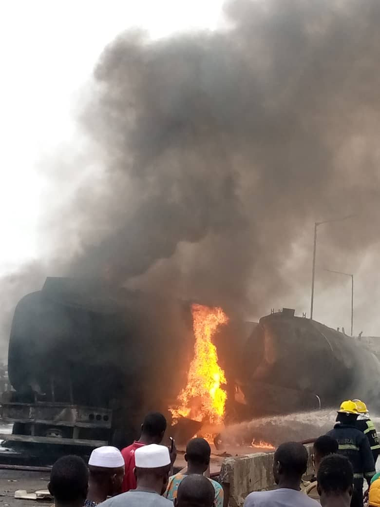 Tanker Explosion On Kara Bridge