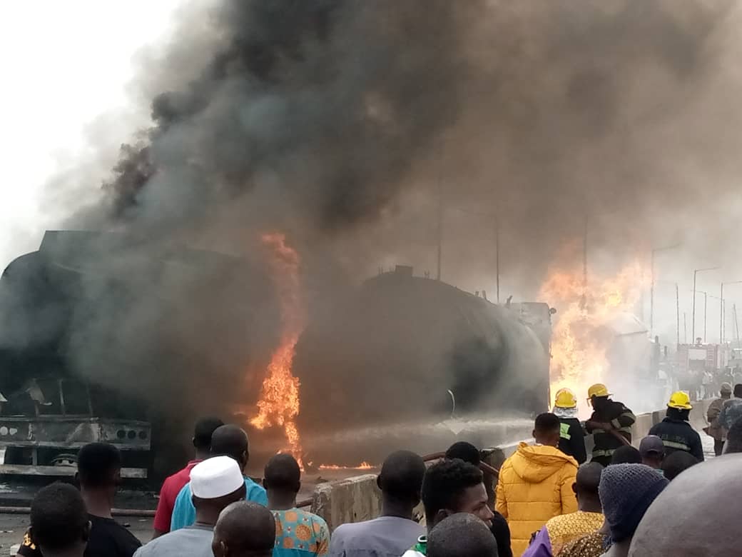 Tanker Explosion On Kara Bridge