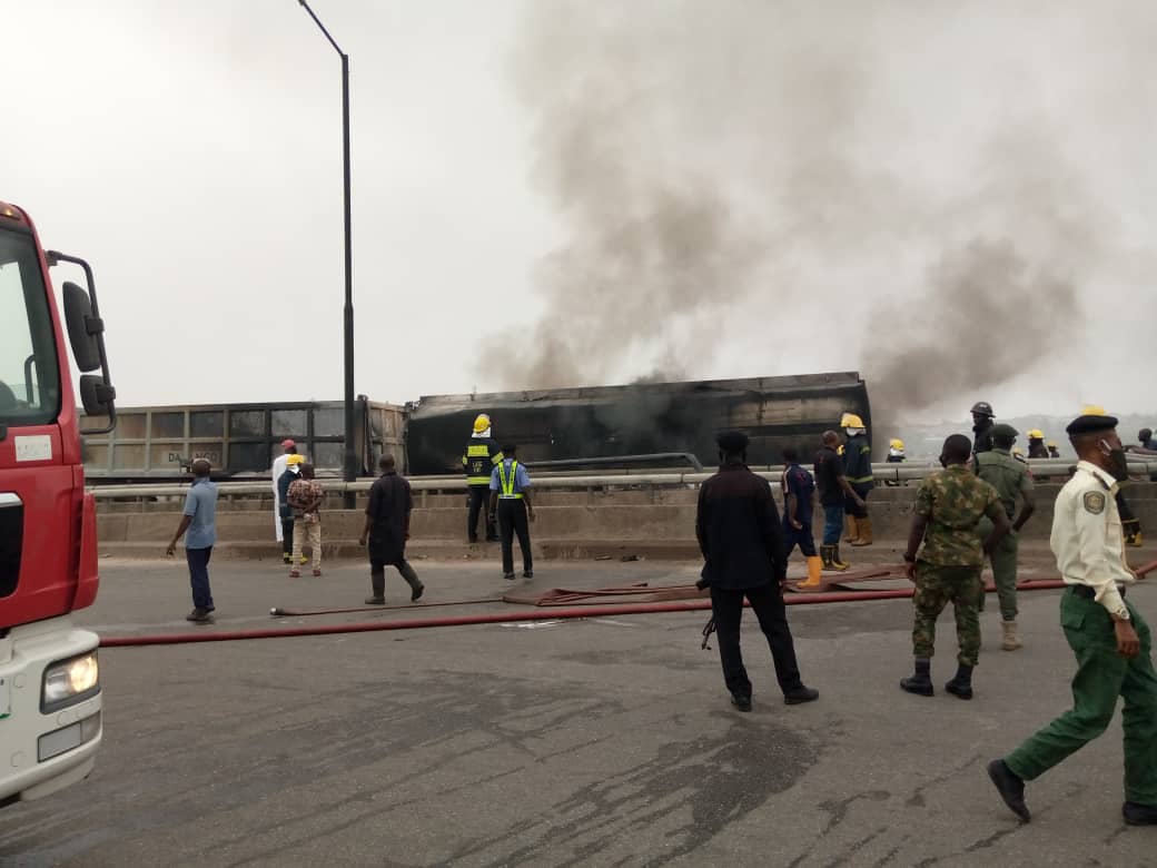 Tanker Explosion On Kara Bridge