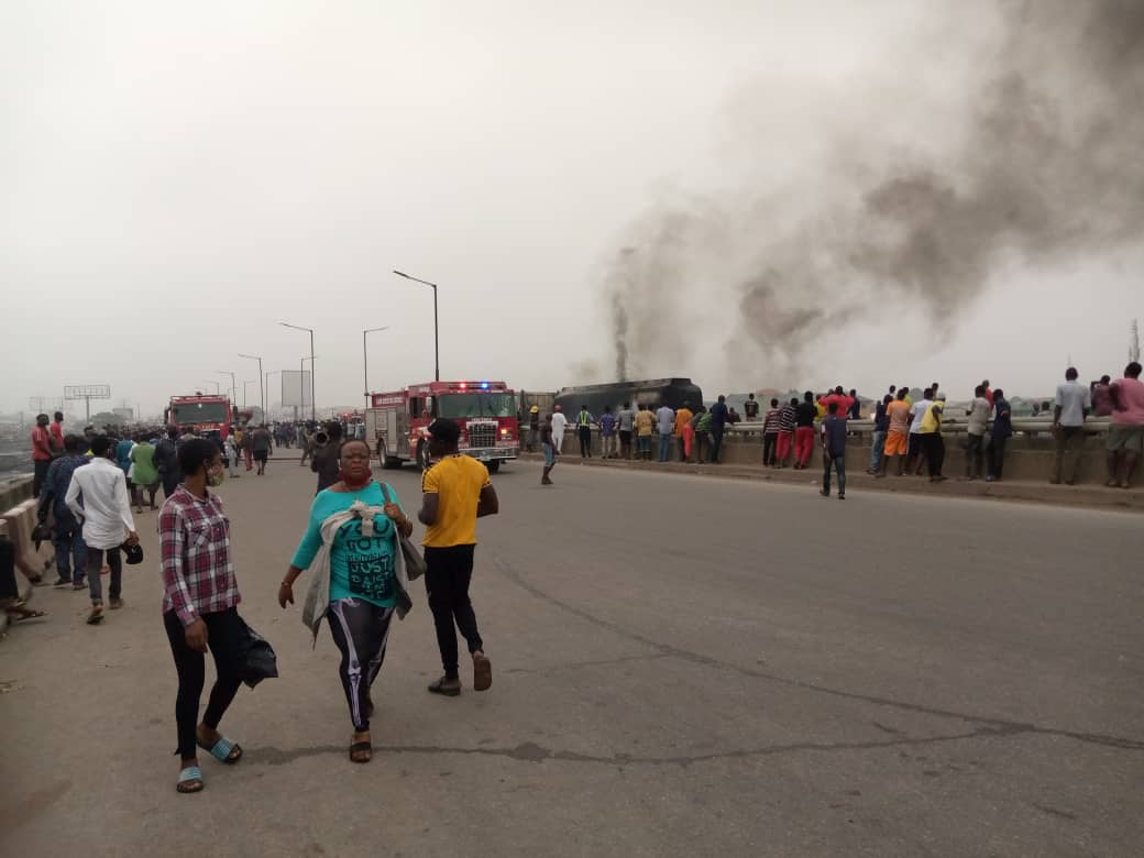 Tanker Explosion On Kara Bridge