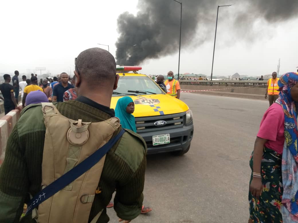 Tanker Explosion On Kara Bridge