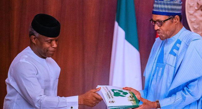 VP Osinbajo Submits Post COVID-19 Job Creation Policy To President Buhari