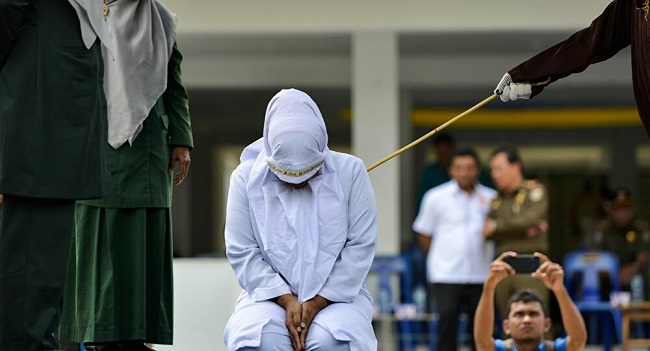 Women Flogged For Online Pimping In Indonesia – Channels Television