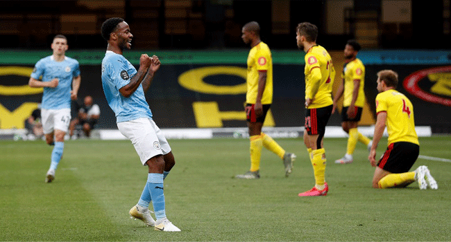 Man City Leave Watford On Relegation Tightrope