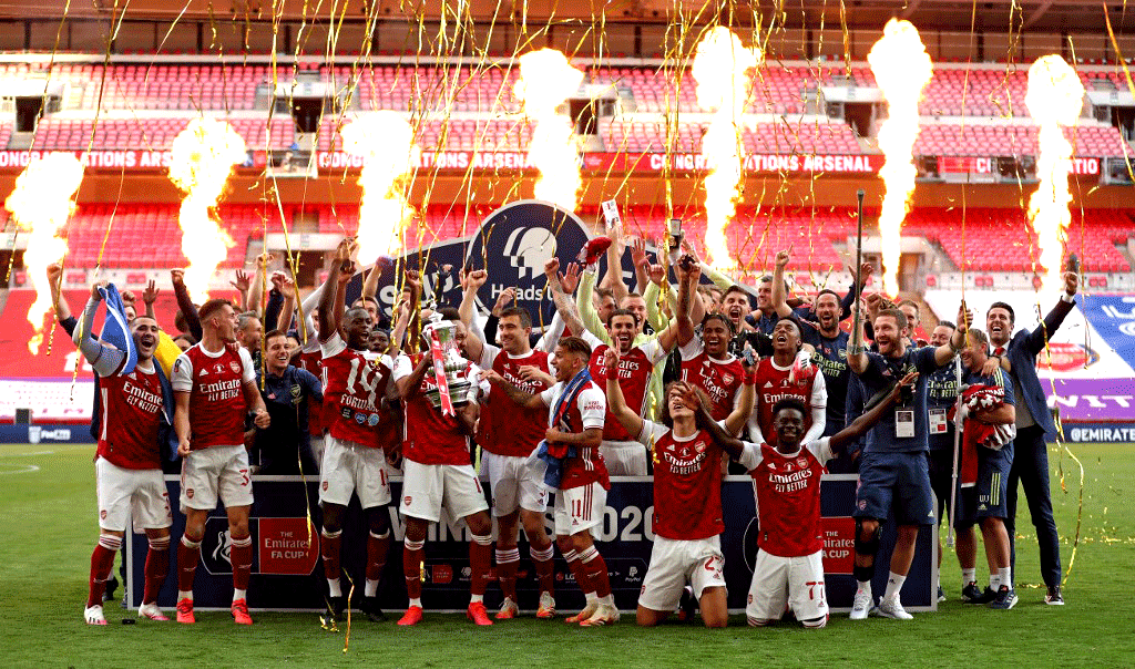 Arsenal Defeat Chelsea 2-1 To Win FA Cup