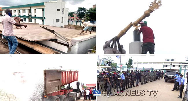 Drama As Men Smash Mace, Destroy Property At Edo Assembly