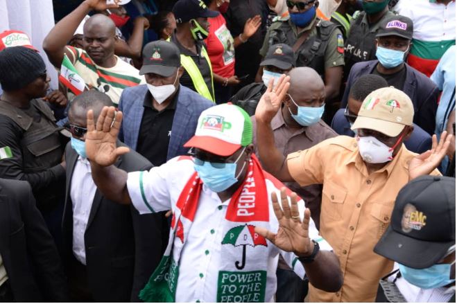 Vote Obaseki Because He Resisted Godfatherism, Wike Tells Edo People