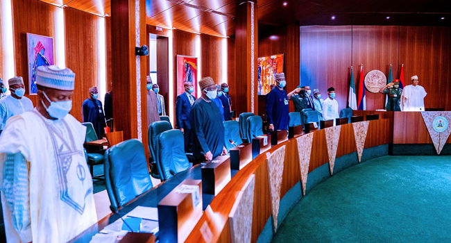 President Muhammadu Buhari met with North-East Governors and security chiefs on August 10, 2020.