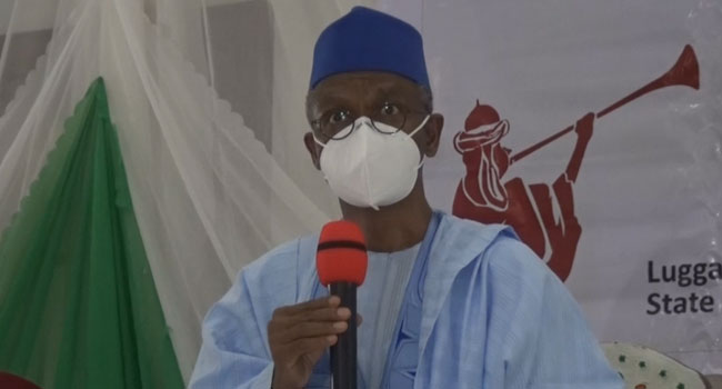 Gov El-Rufai addresses traditional rulers in Kaduna, urging them to lead sensitization campaign on spread of virus.