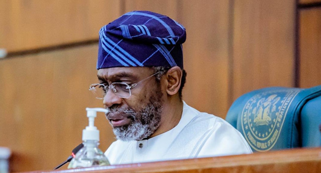 A file photo of Speaker of the House of Representatives, Femi Gbajabiamila.