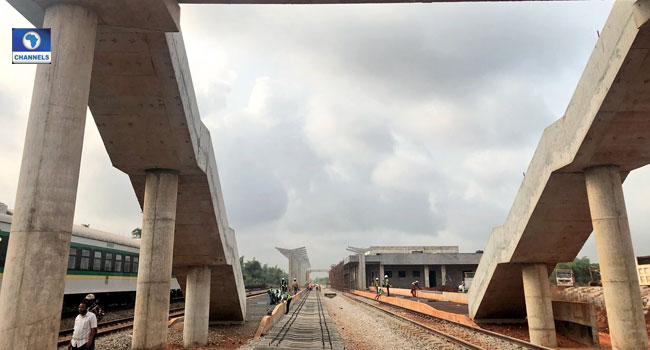 A file photo of a section of the Warri-Itakpe rail line.