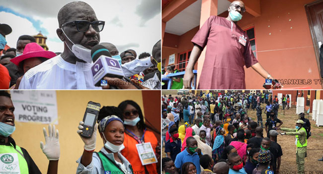 Edo Decides: Mixed Reactions As Obaseki, Ize-Iyamu Vote