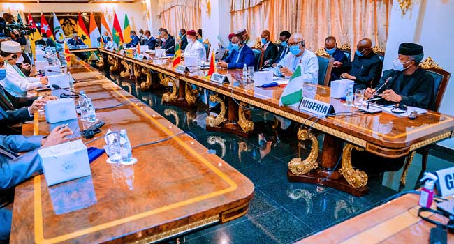 Mali Crisis: Osinbajo Attends ECOWAS Summit In Ghana