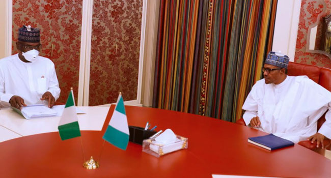 PHOTOS: Kwara Governor Visits Buhari In Abuja