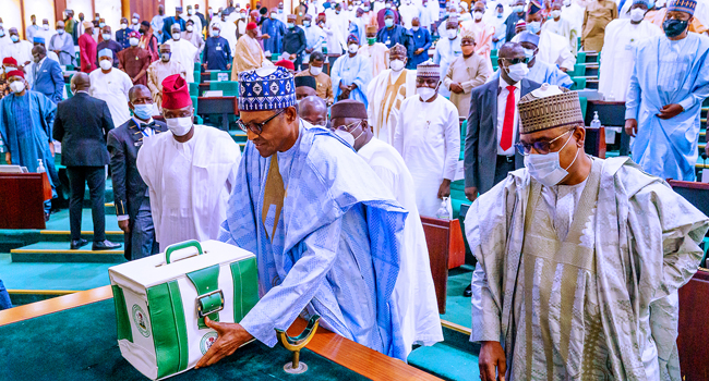 President Muhammadu Buhari presented the proposed 2021 budget to the National Assembly on October 8, 2020.