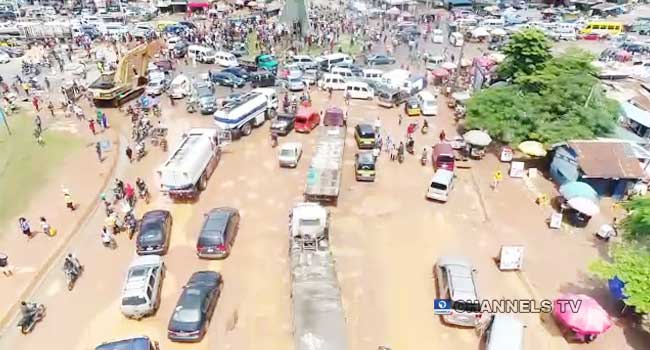 #EndSARS Protesters Cripple Commercial Activities In Owerri