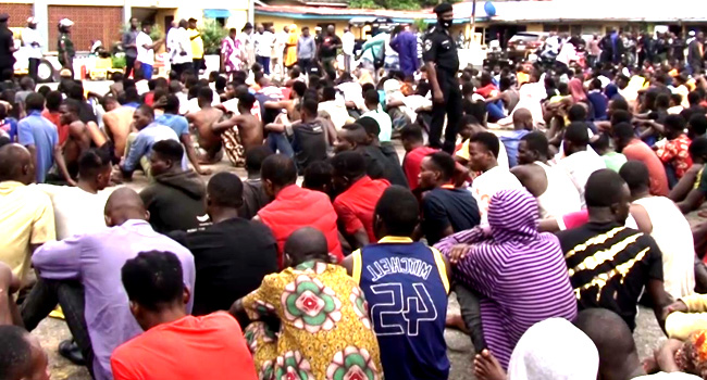 Police Arrest Over 200 Suspected Looters In Lagos