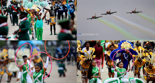 Colourful Display, Elaborate Dances, As Nigeria Celebrates 60th Independence