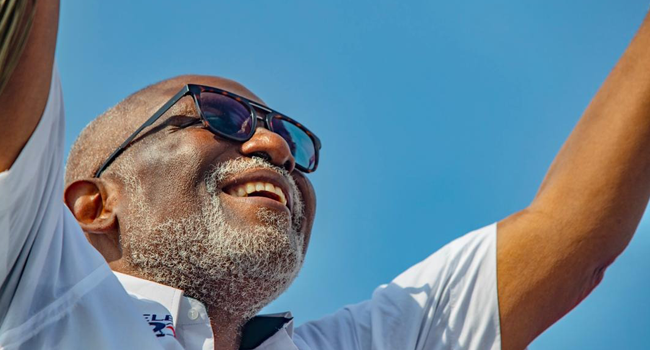 A file photo of Ondo State Governor, Rotimi Akeredolu.