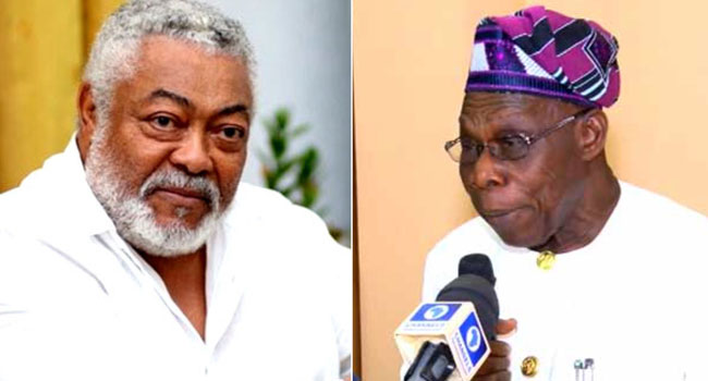 Rawlings Was Passionate About Peace, Security And Leadership Issues In Africa – Obasanjo