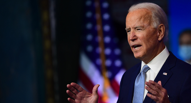 President-elect Joe Biden introduces key foreign policy and national security nominees and appointments at the Queen Theatre on November 24, 2020 in Wilmington, Delaware. Mark Makela/Getty Images/AFP