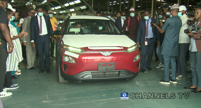 A  locally assembled electric car was launched in Lagos on November 13, 2020.